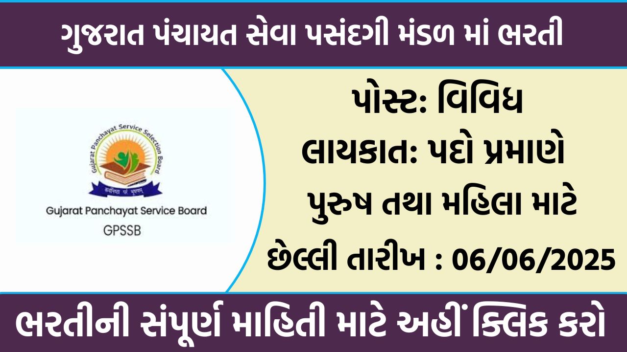 GPSSB Recruitment